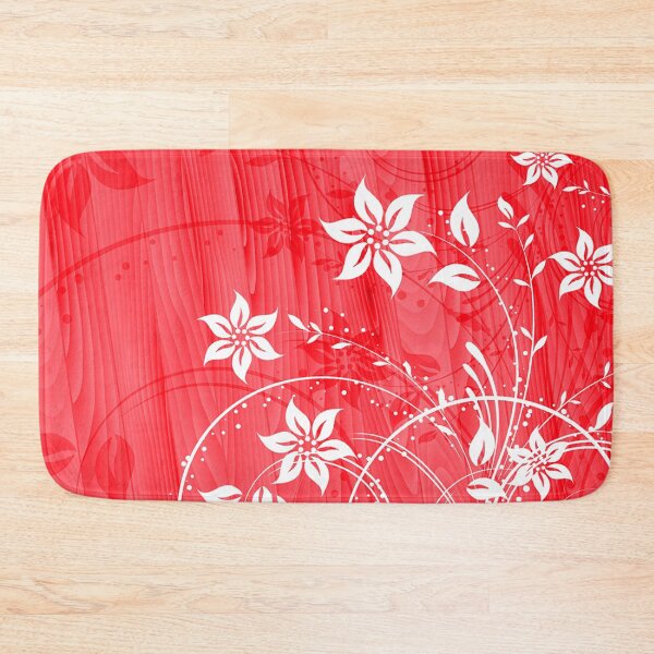 Item preview, Elegant Floral Art - White Red designed and sold by Tshirtstory.