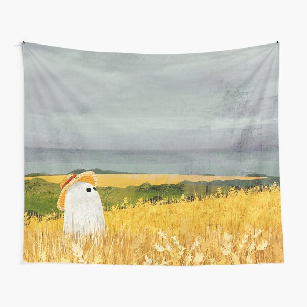 There's A Ghost in the Cabbage Patch Again Wall Tapestry by