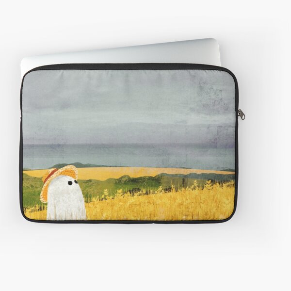 There's A Ghost in the Wheat field again... Laptop Sleeve