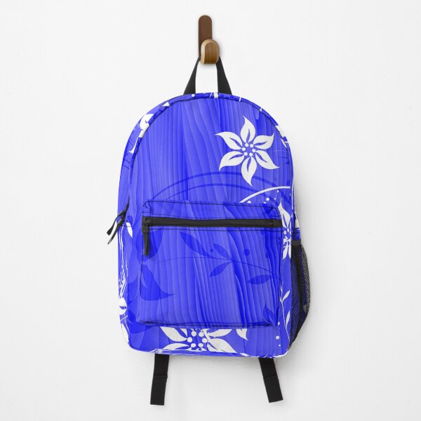 Item preview, Elegant Floral Art - White Blue designed and sold by Tshirtstory.