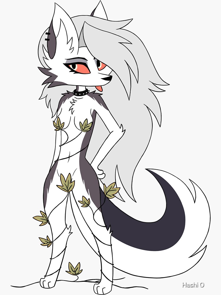 "Loona Wolf (nsfw) - Helluva-Boss." Sticker von dorrian748 Redbubble