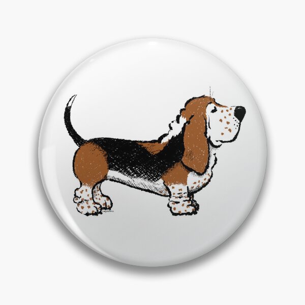 Item preview, Distinguished Basset Profile designed and sold by Christine Philbrick.