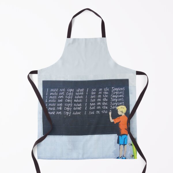 Item preview, Banksy - I Must Not Copy - Writing Lines designed and sold by Teecha.
