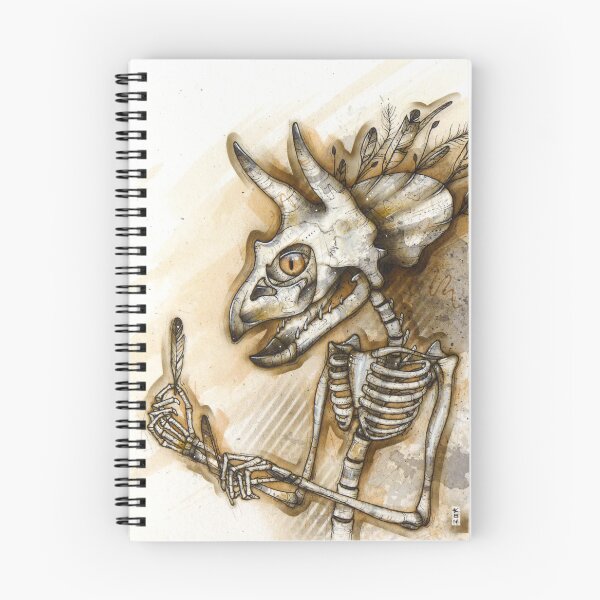 Item preview, Feathered Triceratops designed and sold by A Curious Bestiary.