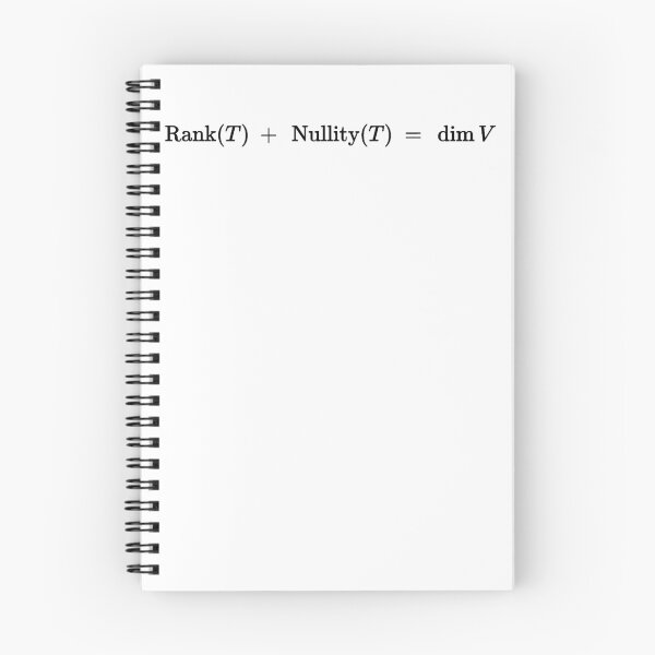 Item preview, Rank nullity theorem of linear algebra designed and sold by NoetherSym.