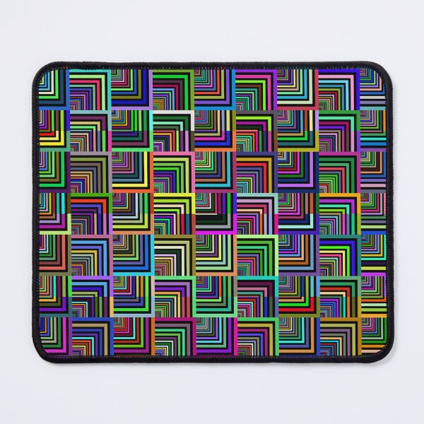 Item preview, Psychedelic squares designed and sold by Zip-Zup.