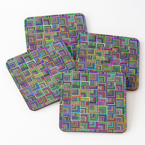 Item preview, Psychedelic squares designed and sold by Zip-Zup.