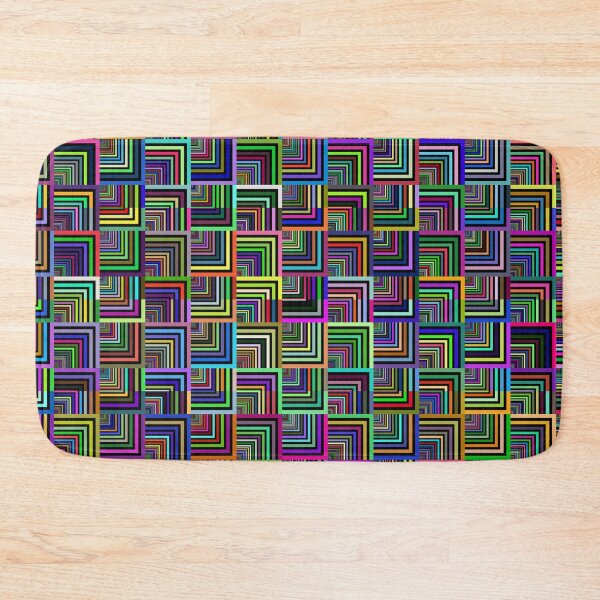 Item preview, Psychedelic squares designed and sold by Zip-Zup.