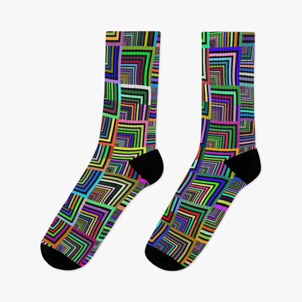 Item preview, Psychedelic squares designed and sold by Zip-Zup.