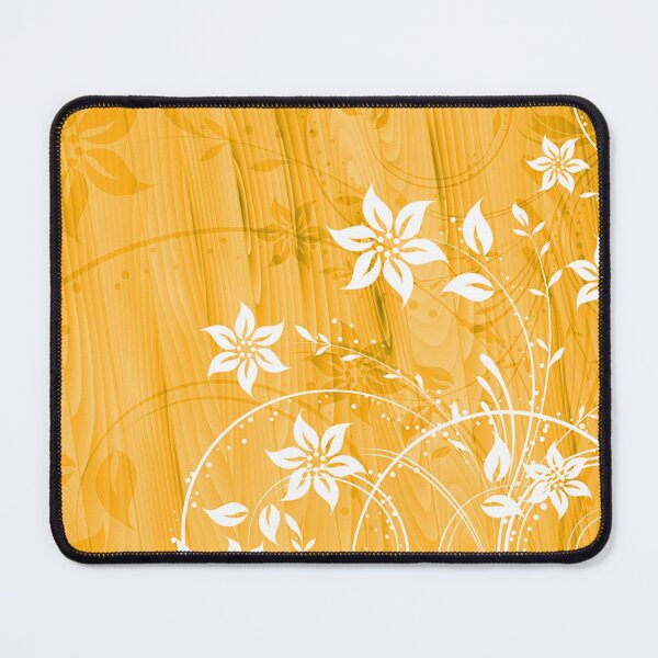 Item preview, Elegant Floral Art - White Yellow designed and sold by Tshirtstory.