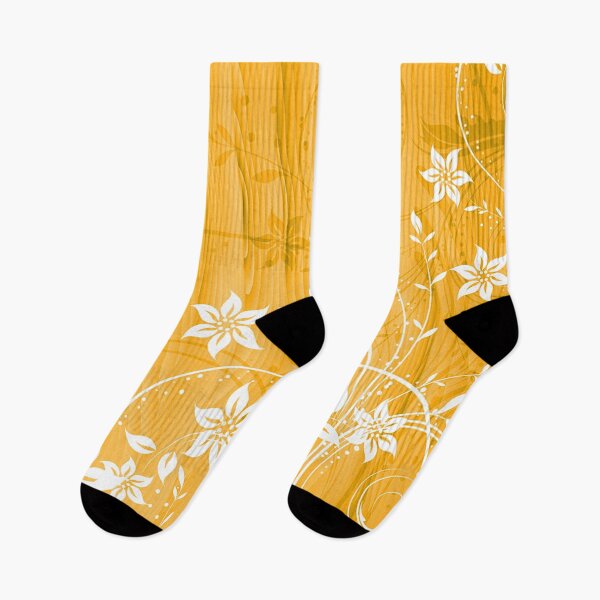 Aperçu de l'œuvre Art floral élégant - Blanc Jaune créée et vendue par Tshirtstory.