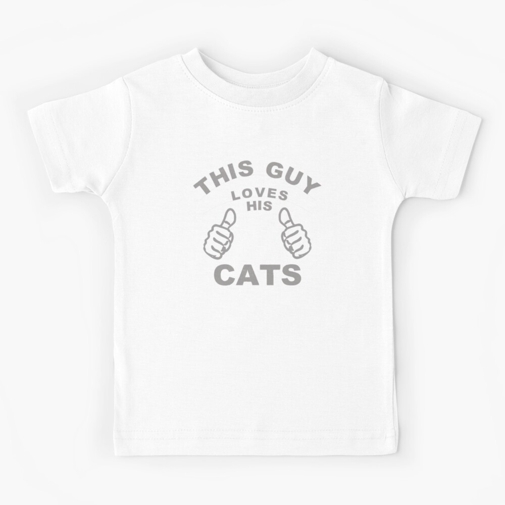 this guy loves cats t shirt