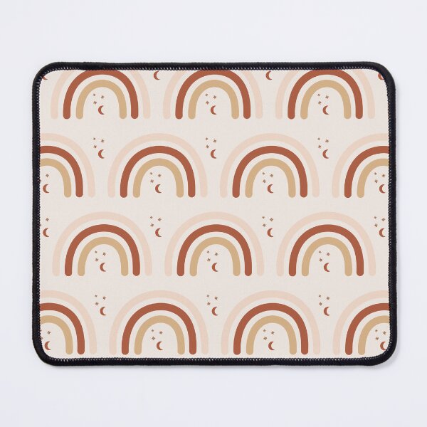 Item preview, Terracotta Boho Rainbow Bohemian Pattern Moon Stars Burnt Orange Peach designed and sold by lovelyvibezzzz.