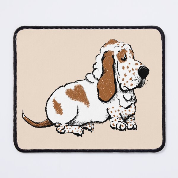 Item preview, Thoughtful Basset designed and sold by Christine Philbrick.