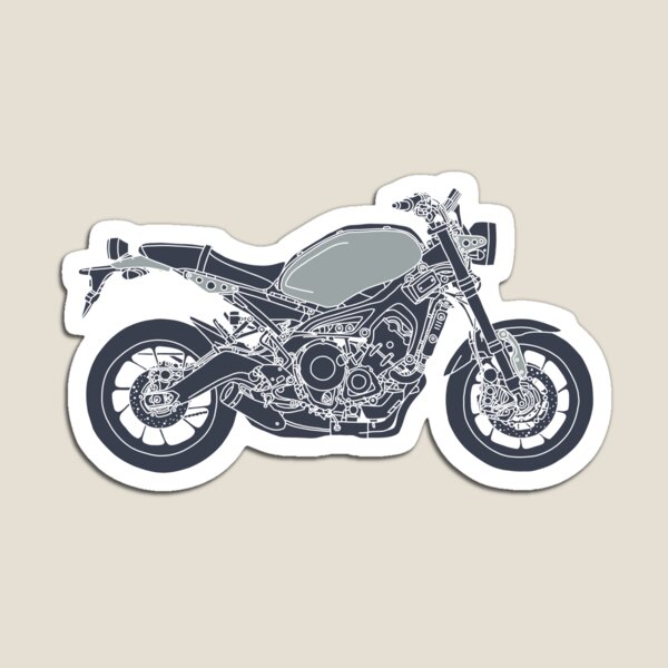 Bikers Choice Retro Metal Magnet 'GASOLINE' 8 x 6cm 1950's Vintage look Advert 