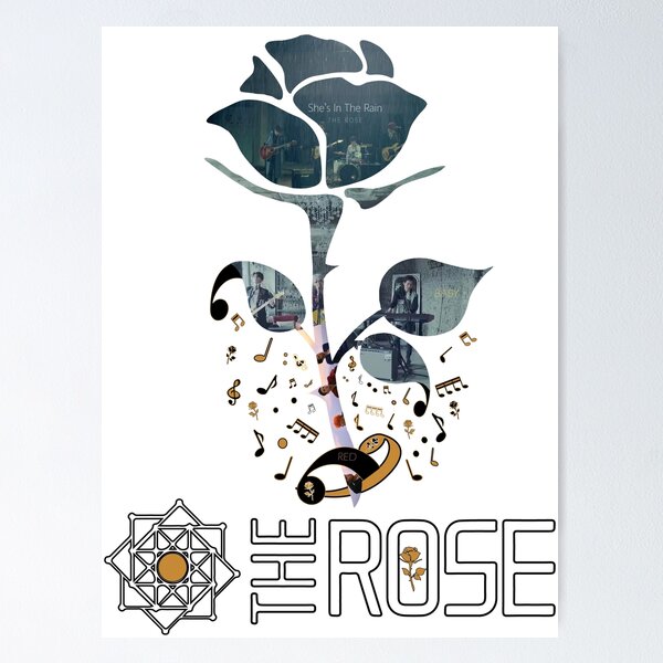 Item preview, The Rose (golden) - Large Graphic designed and sold by Kuroclover.