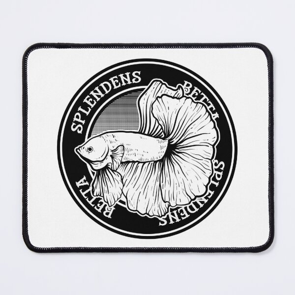 Item preview, Betta Splendens Tattoo Style Siamese Fighter Fish designed and sold by JRRTs.