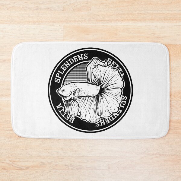 Item preview, Betta Splendens Tattoo Style Siamese Fighter Fish designed and sold by JRRTs.