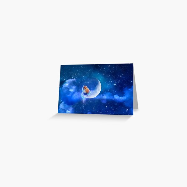 Moonfox Greeting Card