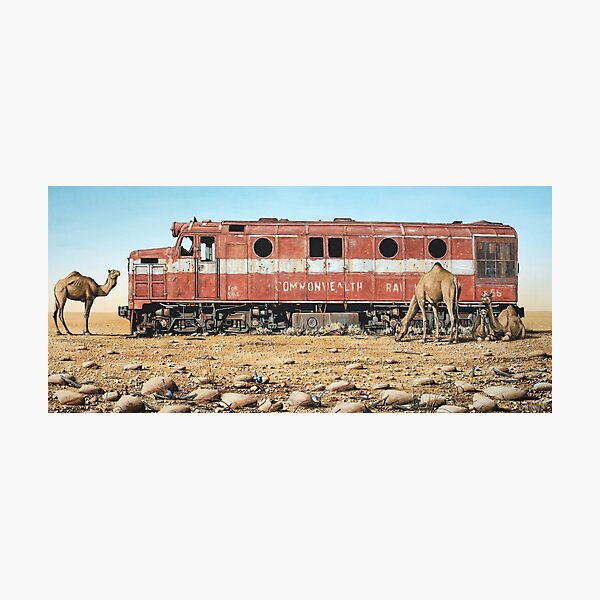 Remnants of the Old Ghan Line Photographic Print