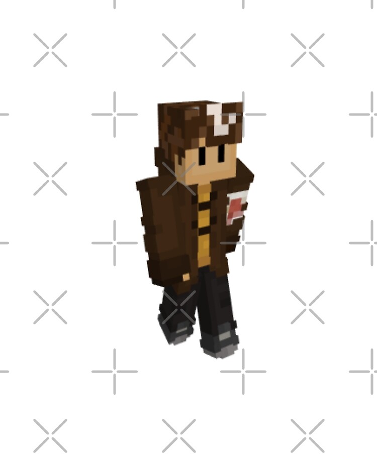 sapnap minecraft skin Sticker for Sale by Digiartz