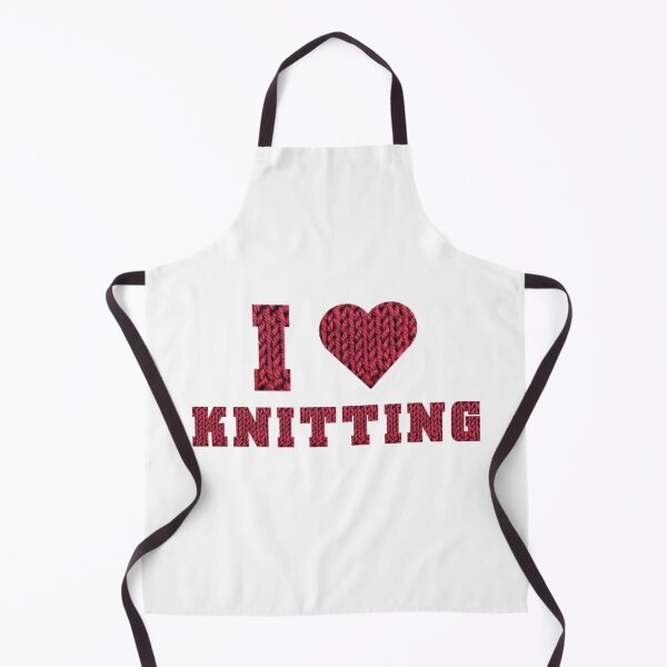 Item preview, I love knitting designed and sold by PufnicaDesign.