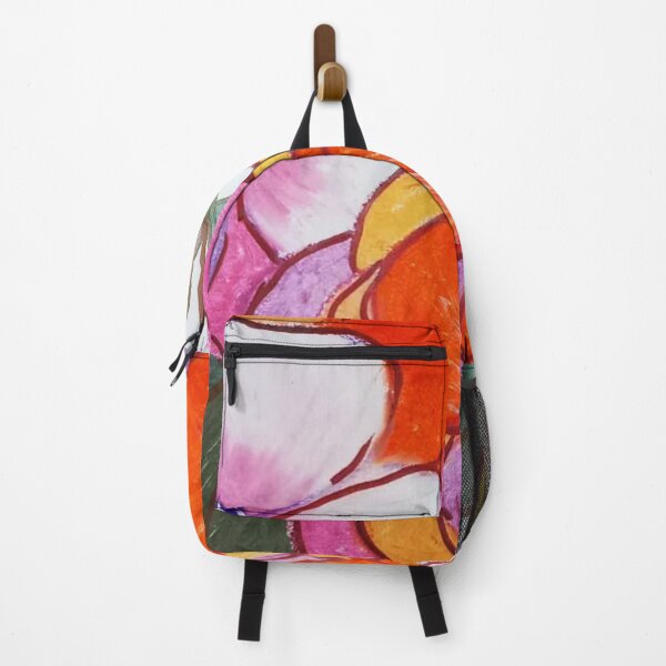 Item preview, Orangish Pink Large Floral Print Design designed and sold by Dream Bloom Gallery.