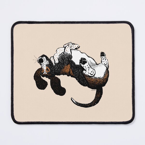 Item preview, Belly-up Basset designed and sold by Christine Philbrick.
