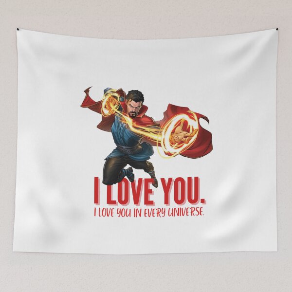 Item preview, Doctor Strange - I Love You. I Love You In Every Universe - Multiverse of Madness designed and sold by tsquarefabrics.