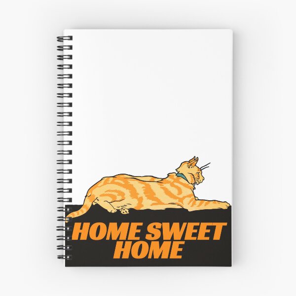 Item preview, Orange Antlers Cat's Home Sweet Home: Edited From Merry Xmas (1921) Edward Penfield designed and sold by TeachUrb.
