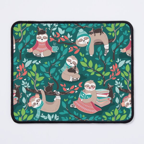 Item preview, Hygge sloth // green and orange designed and sold by SelmaCardoso.