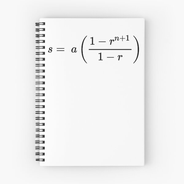 Item preview, geometric sum formula designed and sold by NoetherSym.