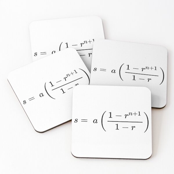 Item preview, geometric sum formula designed and sold by NoetherSym.