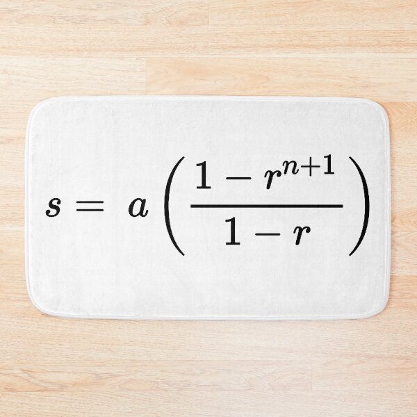 Item preview, geometric sum formula designed and sold by NoetherSym.