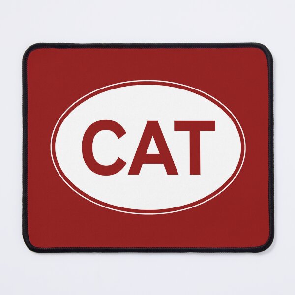 Item preview, CAT oval country plate designed and sold by bravoalpha.