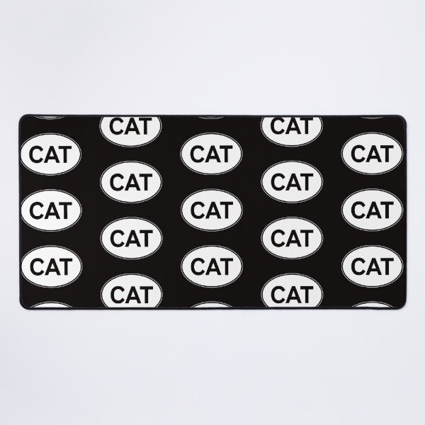 Item preview, CAT oval country plate designed and sold by bravoalpha.