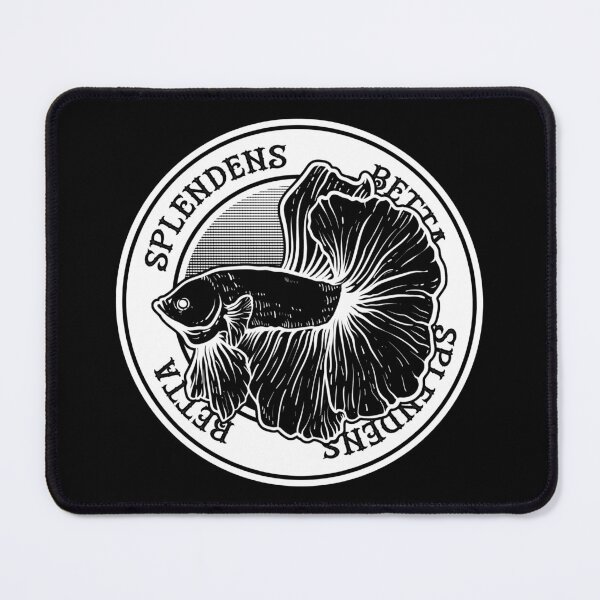 Item preview, Betta Splendens Tattoo Style Siamese Fighter Fish designed and sold by JRRTs.