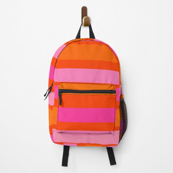 Item preview, Bright Orange and Pink Stripes designed and sold by OneThreeSix.