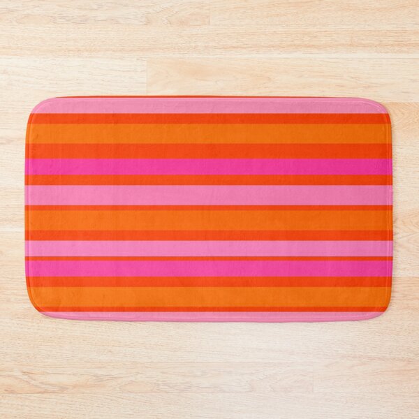Item preview, Bright Orange and Pink Stripes  designed and sold by OneThreeSix.