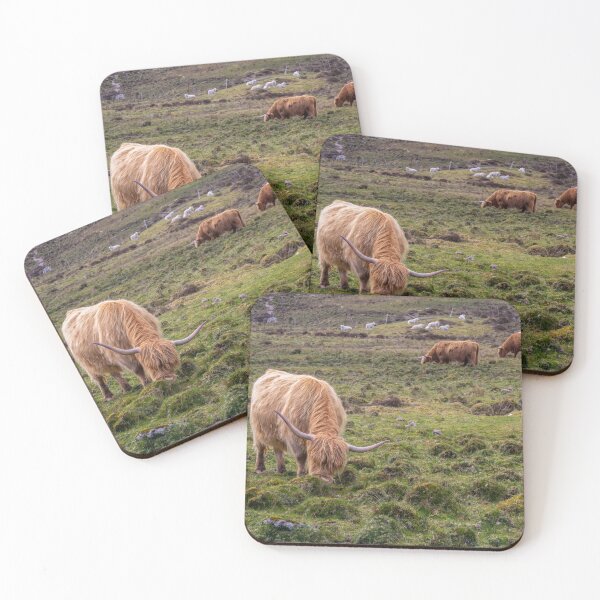 Item preview, Highland cows and sheep designed and sold by Leighton Collins.