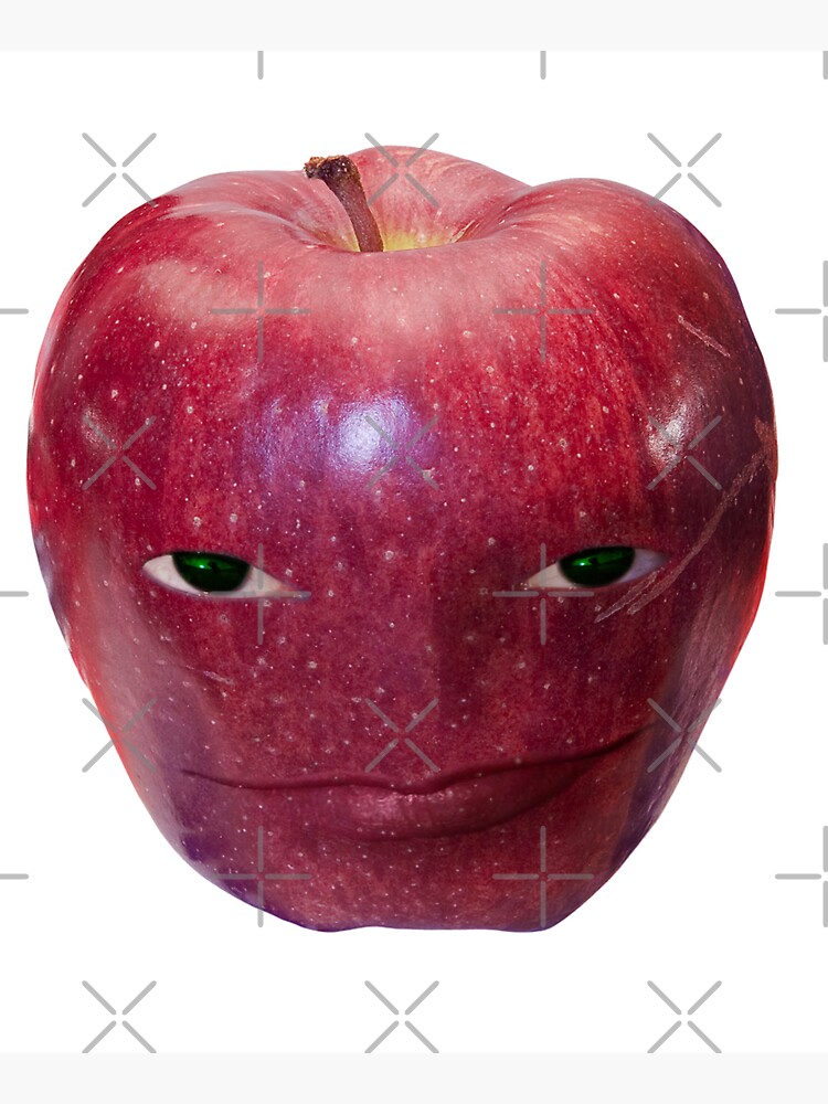 wapple / Apple With A Face Tote Bag for Sale by Borg219467