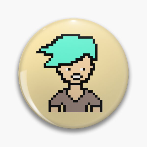 Item preview, handsome pixel art character colorful funny designed and sold by therkmr.
