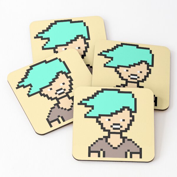 Item preview, handsome pixel art character colorful funny designed and sold by therkmr.