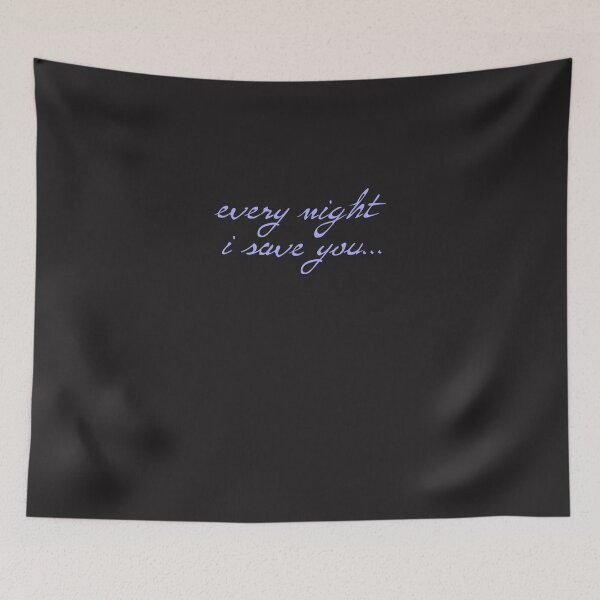 Item preview, every night i save you (cornflower text) Classic designed and sold by klukahover.