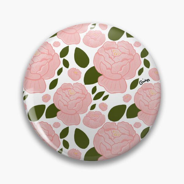 Item preview, Pretty Pink Peoniess Pattern designed and sold by giulyz.