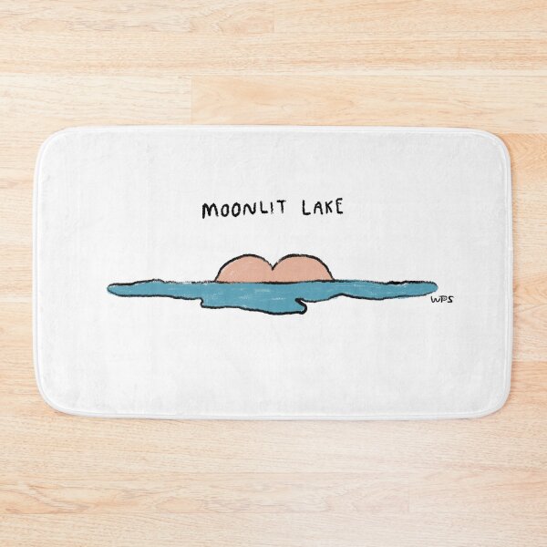 Item preview, Moonlit Lake (Limited time sale) designed and sold by WhenPigsSwim.