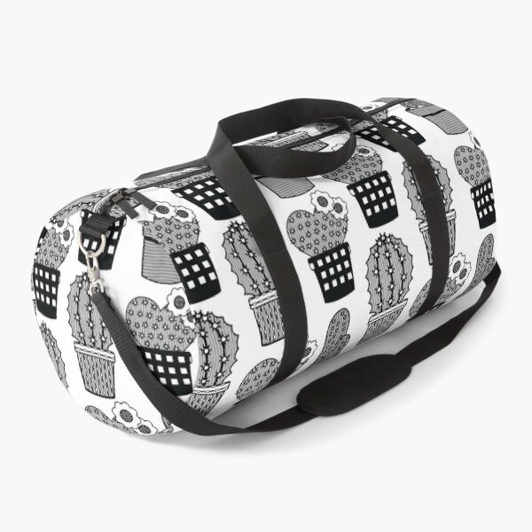 Item preview, Black and White Cactus Succulents Seamless Pattern designed and sold by dass-art.
