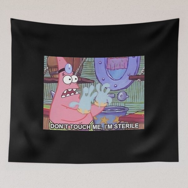 Item preview, don't touch me, i'm sterile Sticker designed and sold by DominichNailah.