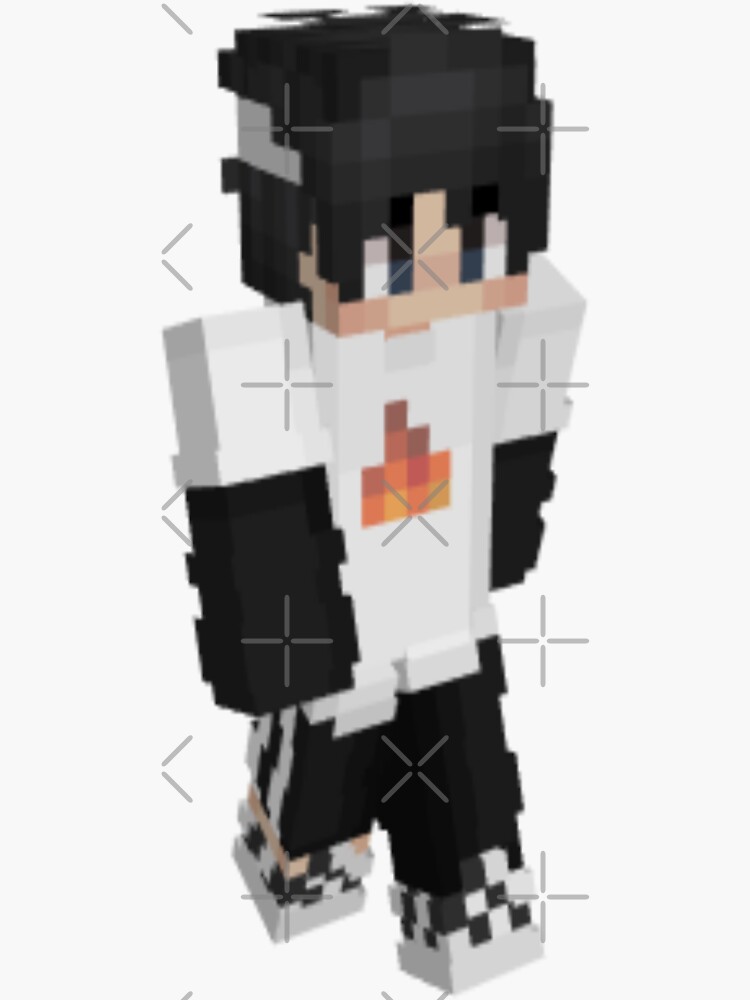 sapnap minecraft skin Sticker for Sale by Digiartz