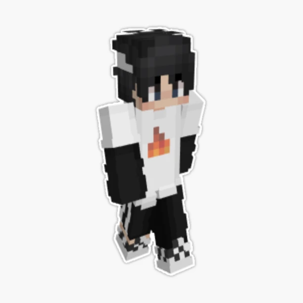 sapnap minecraft skin Sticker for Sale by Digiartz